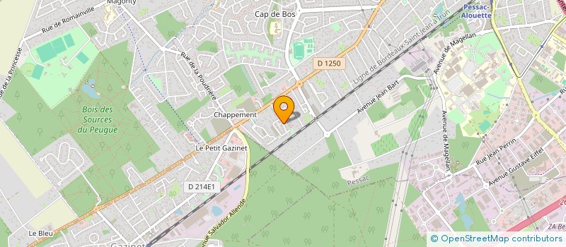 localisation de l'entreprise MONSIEUR QUENTIN BEZY  PESSAC