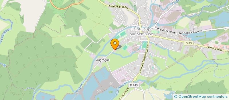 localisation de l'entreprise MONSIEUR QUENTIN BIANCHI  SAINT-LOUP-SUR-SEMOUSE