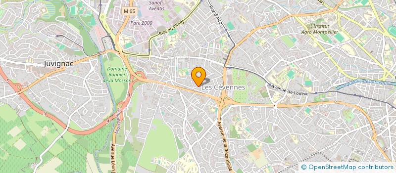localisation de l'entreprise MONSIEUR QUENTIN BIANDJI à MONTPELLIER