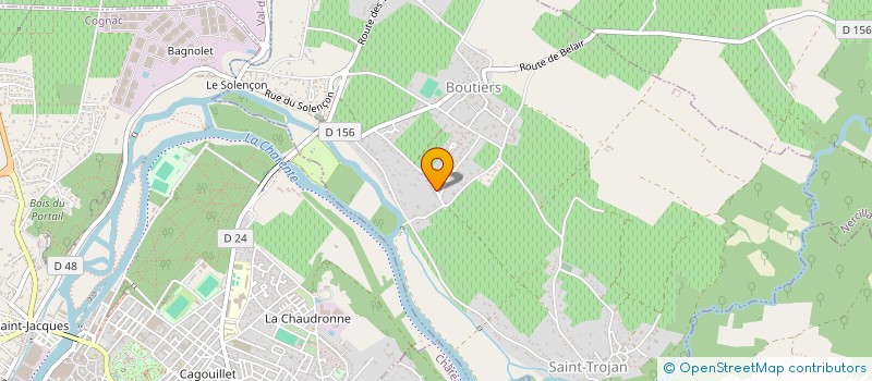 localisation de l'entreprise MONSIEUR QUENTIN BILLAT à BOUTIERS-SAINT-TROJAN