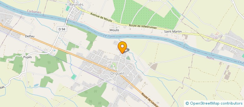 localisation de l'entreprise MONSIEUR QUENTIN BILLOIR  ORGUEIL