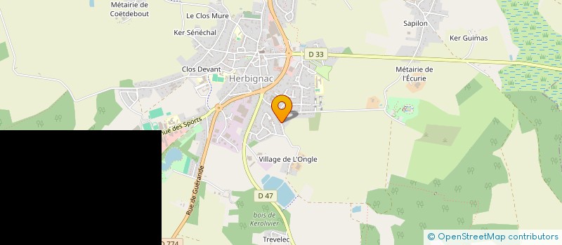 localisation de l'entreprise MONSIEUR QUENTIN BILY à HERBIGNAC