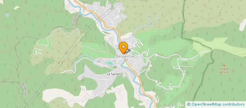 localisation de l'entreprise MONSIEUR QUENTIN BINETTI  MEOUNES-LES-MONTRIEUX