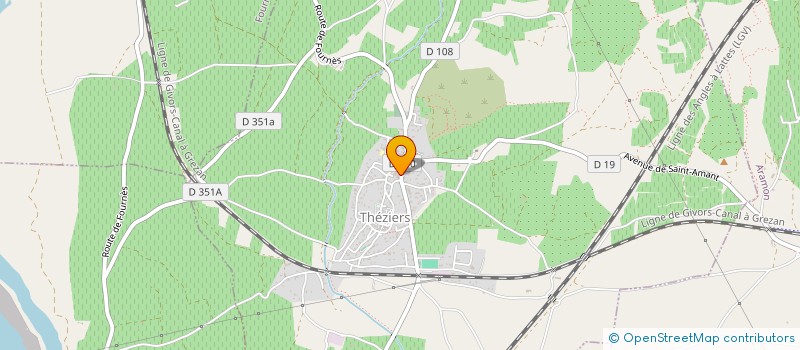 localisation de l'entreprise MONSIEUR QUENTIN BLAIMONT  THEZIERS