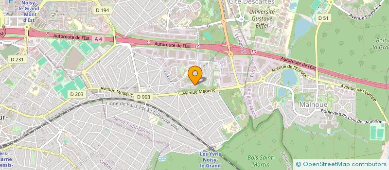 localisation de l'entreprise MONSIEUR QUENTIN BLANC  NOISY-LE-GRAND