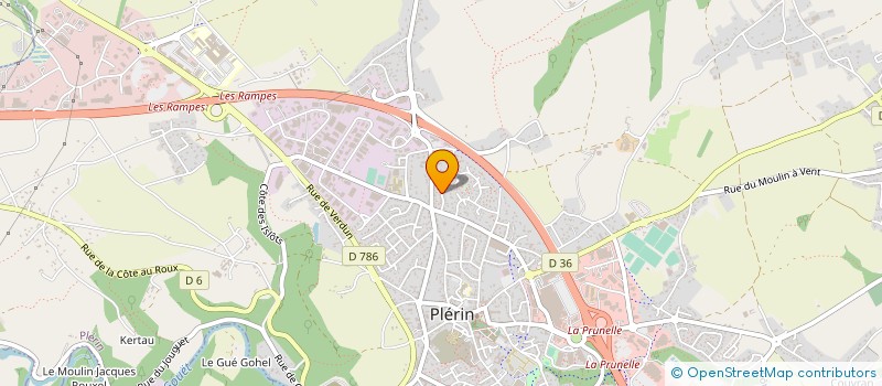 localisation de l'entreprise MONSIEUR QUENTIN BLANCHARD  PLERIN