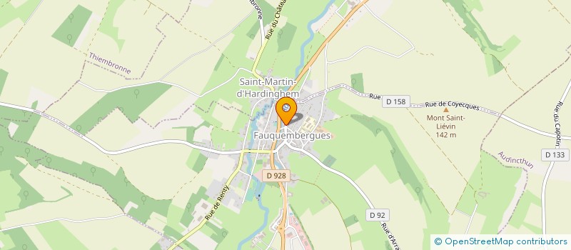 localisation de l'entreprise MONSIEUR QUENTIN BLOND  SAINT-MARTIN-D'HARDINGHEM