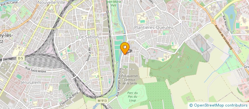 localisation de l'entreprise MONSIEUR QUENTIN BLOND  METZ