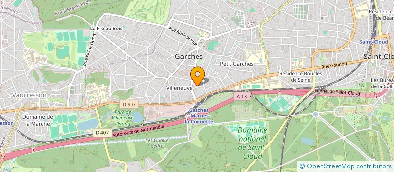 localisation de l'entreprise MONSIEUR QUENTIN BLONDEL à GARCHES