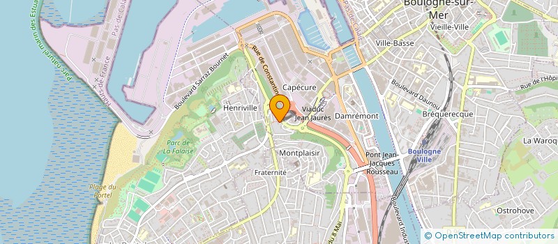 localisation de l'entreprise MONSIEUR QUENTIN BLOQUEL  BOULOGNE-SUR-MER