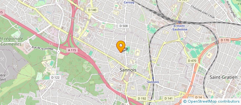 localisation de l'entreprise MONSIEUR QUENTIN BOESEL  SANNOIS