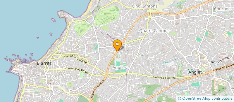 localisation de l'entreprise MONSIEUR QUENTIN BOHN à BIARRITZ