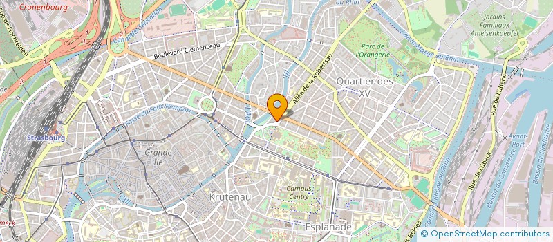localisation de l'entreprise MONSIEUR QUENTIN BOHUON à STRASBOURG