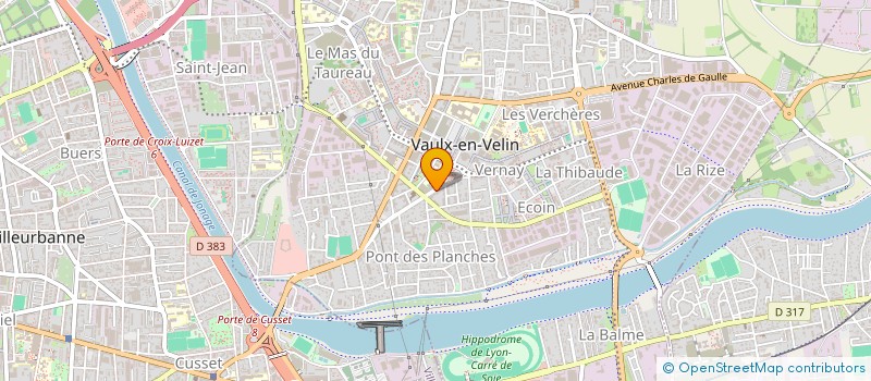 localisation de l'entreprise MONSIEUR QUENTIN BOIREL  VAULX-EN-VELIN