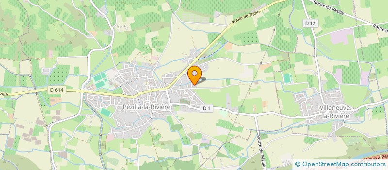 localisation de l'entreprise MONSIEUR QUENTIN BONJEAN  PEZILLA-LA-RIVIERE