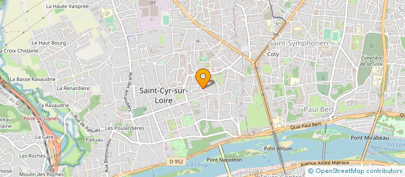 localisation de l'entreprise MONSIEUR QUENTIN BONNAUDET  SAINT-CYR-SUR-LOIRE