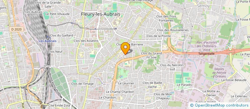 localisation de l'entreprise MONSIEUR QUENTIN BONNEAUD MARIETTE  ORLEANS