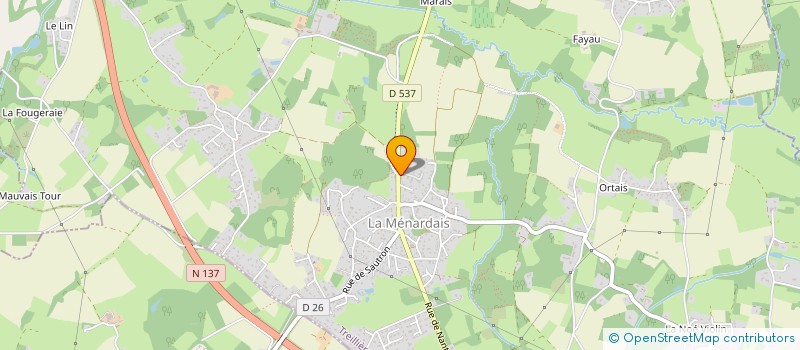 localisation de l'entreprise MONSIEUR QUENTIN BONNET  TREILLIERES