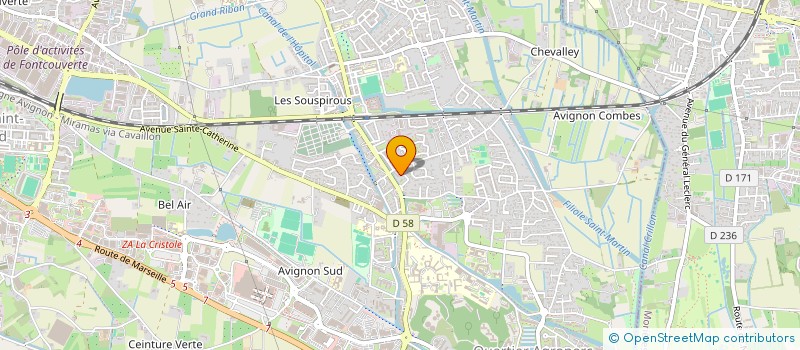 localisation de l'entreprise MONSIEUR QUENTIN BORBA DA COSTA  AVIGNON