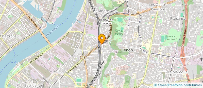 localisation de l'entreprise MONSIEUR QUENTIN BOSCHER  CENON