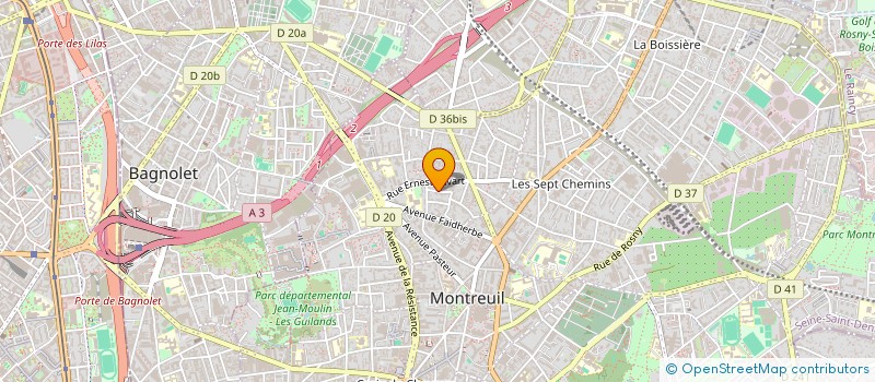 localisation de l'entreprise MONSIEUR QUENTIN BOTBOL à MONTREUIL
