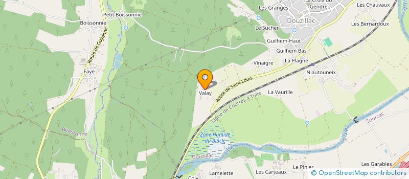 localisation de l'entreprise MONSIEUR QUENTIN BOUAULT  DOUZILLAC