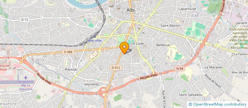 localisation de l'entreprise MONSIEUR QUENTIN BOUCHACOT  ALBI