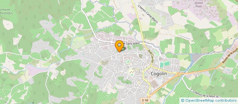 localisation de l'entreprise MONSIEUR QUENTIN BOURDIN à COGOLIN