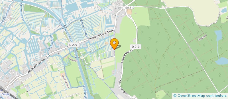 localisation de l'entreprise MONSIEUR QUENTIN BOURGEOIS  SAINT-OMER