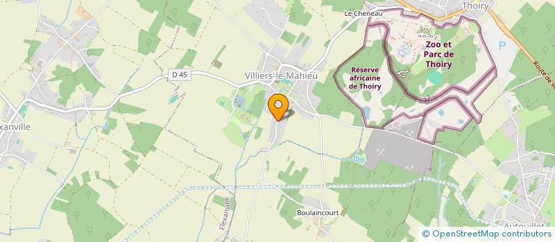 localisation de l'entreprise MONSIEUR QUENTIN BOUSSAUD  VILLIERS-LE-MAHIEU