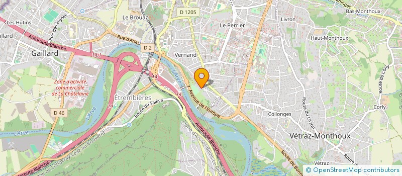 localisation de l'entreprise MONSIEUR QUENTIN BOUTAUD  ANNEMASSE