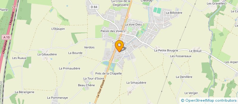 localisation de l'entreprise MONSIEUR QUENTIN BOUTET à SORIGNY