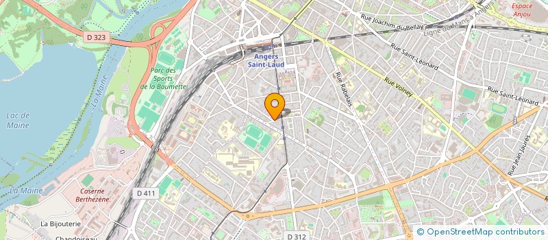 localisation de l'entreprise MONSIEUR QUENTIN BOUVIER  BOUCHEMAINE