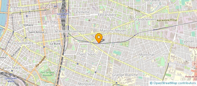 localisation de l'entreprise MONSIEUR QUENTIN BOYET à LYON