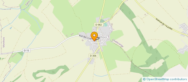 localisation de l'entreprise MONSIEUR QUENTIN BOYET  MONTHOIS