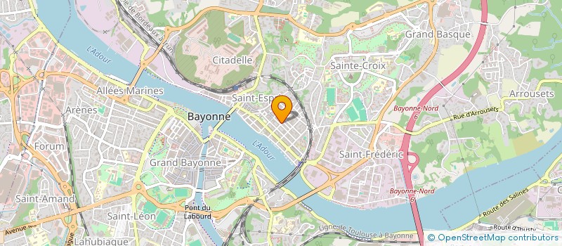 localisation de l'entreprise MONSIEUR QUENTIN BRAMY à BAYONNE