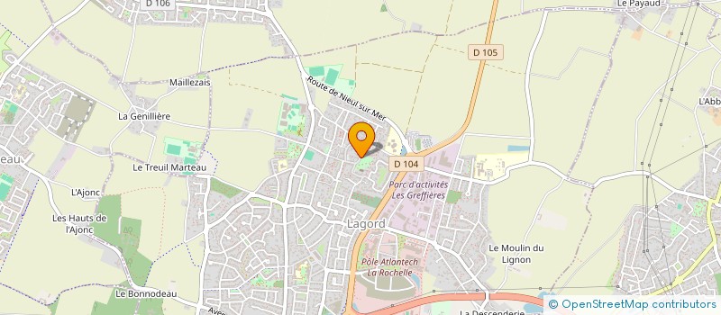 localisation de l'entreprise MONSIEUR QUENTIN BREANT  LAGORD