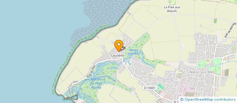 localisation de l'entreprise MONSIEUR QUENTIN BRECHOTEAU  NIEUL-SUR-MER