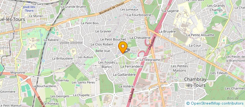 localisation de l'entreprise MONSIEUR QUENTIN BREMAUD  CHAMBRAY-LES-TOURS