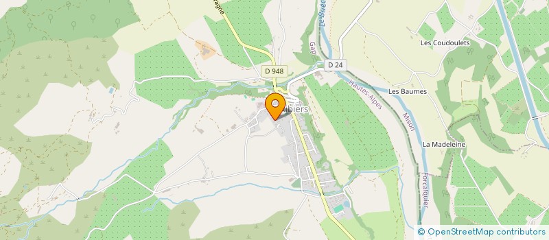 localisation de l'entreprise MONSIEUR QUENTIN BREMOND  VAL BUECH-MEOUGE