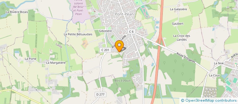 localisation de l'entreprise MONSIEUR QUENTIN BRIAND  PONT-PEAN