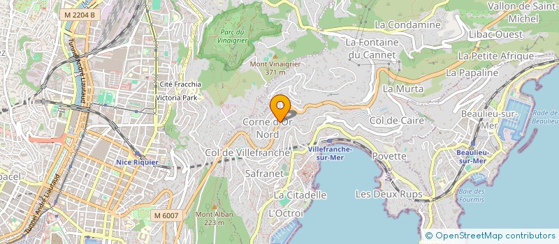 localisation de l'entreprise MONSIEUR QUENTIN BRINGOLET à VILLEFRANCHE-SUR-MER