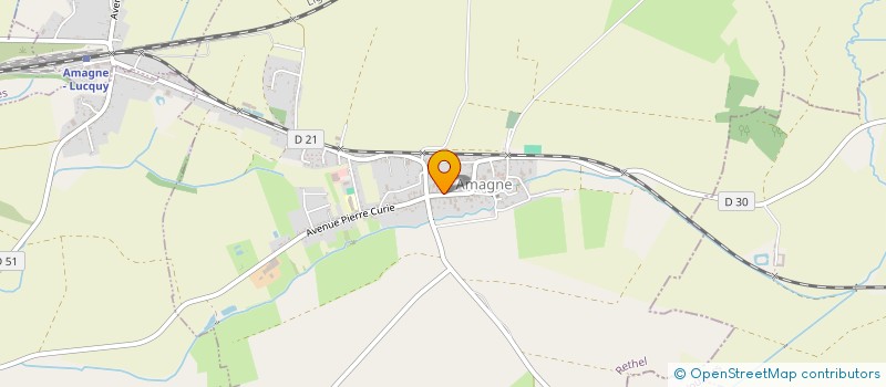 localisation de l'entreprise MONSIEUR QUENTIN BRION  AMAGNE