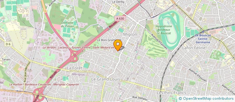 localisation de l'entreprise MONSIEUR QUENTIN BRIOSCA  EYSINES