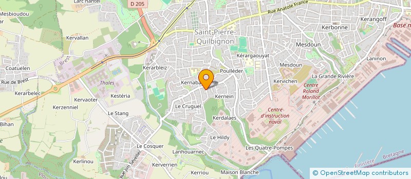 localisation de l'entreprise MONSIEUR QUENTIN BROCARD à BREST