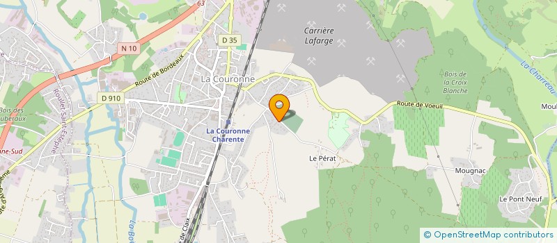 localisation de l'entreprise MONSIEUR QUENTIN BRODUT à LA COURONNE