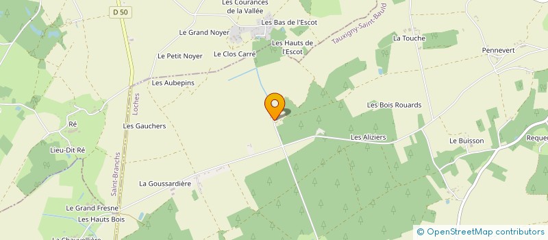 localisation de l'entreprise MONSIEUR QUENTIN BROSSARD à TAUXIGNY-SAINT-BAULD