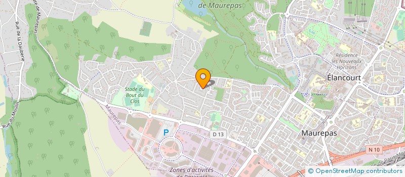 localisation de l'entreprise MONSIEUR QUENTIN BROSSARD  MAUREPAS