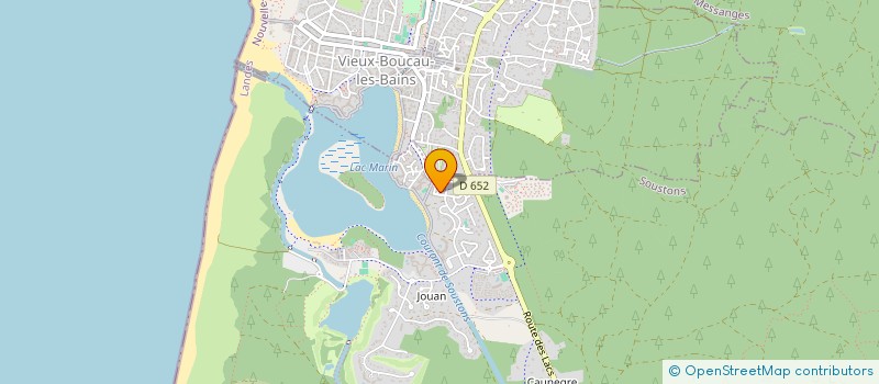 localisation de l'entreprise MONSIEUR QUENTIN BRUGGEMAN  SOUSTONS