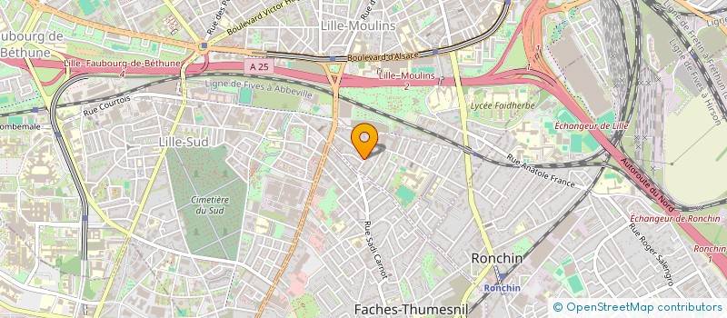 localisation de l'entreprise MONSIEUR QUENTIN BRUNEAU  LILLE